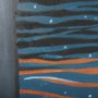 14269 - Sea bay at night I by Mercana Studio a Hand Embellished Textured Framed Art Print