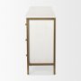 69759 - Savannah White Fir Veneer w/ Gold Metal Accents 6-Drawer Sideboard