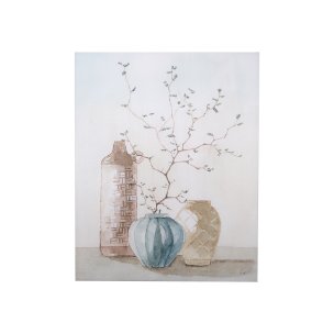 Boho Branches II by Mercana Studio a Hand Embellished Textured Canvas