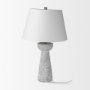 69706 - Julia 16.0L x 16.0W x 27.0H Gray Antique Painted Cement Table Lamp