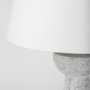 69706 - Julia 16.0L x 16.0W x 27.0H Gray Antique Painted Cement Table Lamp