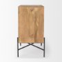 69754 - Cairo 36.0L x 19.5W x 36.0H 2 Door Wood and Metal Cabinet