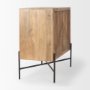 69754 - Cairo 36.0L x 19.5W x 36.0H 2 Door Wood and Metal Cabinet