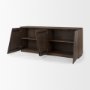 69872 - West 82.0L x 18.0W x 34.0H Wooden Angular Sideboard