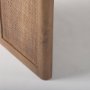 69904 - Grier 84" Medium Brown Wood w/ Cane Dining Table