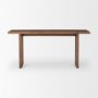 69906 - Grier 65" Medium Brown Solid Wood w/ Cane Console Table