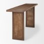 69906 - Grier 65" Medium Brown Solid Wood w/ Cane Console Table