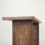 69906 - Grier 65" Medium Brown Solid Wood w/ Cane Console Table
