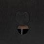 69887 - Sloan 40.0W Black Wood W/Black Metal Frame Accent Cabinet