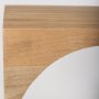 69915 - Chloe 20.0L x 20.0W x 24.0H Set of 2 Cottage Wood Nesting Accent Tables
