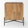 69923 - Cairo 22.0L x 22.0W x 26.0H Wood 2 Drawer Accent table