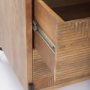 69923 - Cairo 22.0L x 22.0W x 26.0H Wood 2 Drawer Accent table
