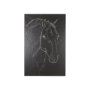 102225-S - Thoroughbred Dark III by Mercana Studio a Hand Embellished Textured Canvas
