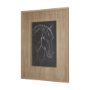 14274 - Thoroughbred Dark III by Mercana Studio Hand Embellished Textured Framed Art Print Matted under Glas