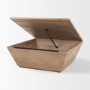 69932 - Wyatt 41.0L x 41.0W x 16.0H Brown Wood Angular Coffee Table