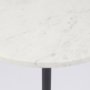 69975-AB - Maxwell Marble Top Pedestal End/Side Table