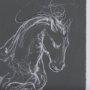 14293 - Horse III by Mercana Studio a Hand Embellished Textured Framed Art Print Matted under Glass