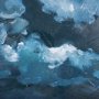 14299 - Night cloud II by Mercana Studio a Hand Embellished Textured Framed Art Print