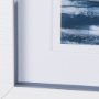 14306 - Cloud and Sea by Mercana Studio a Hand Embellished Textured Framed Art Print Matted under Glass