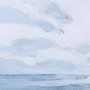 14306 - Cloud and Sea by Mercana Studio a Hand Embellished Textured Framed Art Print Matted under Glass