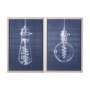 14250 - Bright Idea I by Mercana Studio a Hand Embellished Textured Framed Art Print