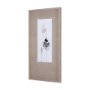 14325 - Feather Collection by Mercana Studio a Hand Embellished Textured Framed Art Print Matted under Glass