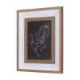14327 - Horse III by Mercana Studio a Hand Embellished Textured Framed Art Print Matted under Glass