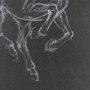14327 - Horse III by Mercana Studio a Hand Embellished Textured Framed Art Print Matted under Glass
