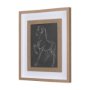 14328 - Horse IV by Mercana Studio a Hand Embellished Textured Framed Art Print Matted under Glass