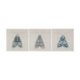 102216-L - Moth Blue III by Mercana Studio a Hand Embellished Textured Canvas