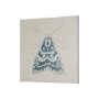 102216-S - Moth Blue III by Mercana Studio a Hand Embellished Textured Canvas