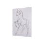 102227-S - Horse II by Mercana Studio a Hand Embellished Textured Canvas