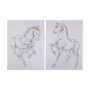 102227-S - Horse II by Mercana Studio a Hand Embellished Textured Canvas