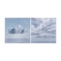 102244-L - Day Cloud I by Mercana Studio a Hand Embellished Textured Canvas