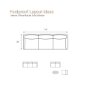 69566-A - Valence 3 Piece Beige Modular Sofa Set