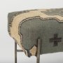 68741 - Avery I 55L x 17W Multi Colored Upholstered Patterned Seat Accent Bench 