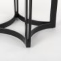 69912-AB - Tanner Marble & Matte Black Bistro Table