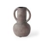 70077 - Armani 6.7H Brown-Gray Double Ear Vase