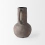 70077 - Armani 6.7H Brown-Gray Double Ear Vase