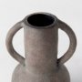 70077 - Armani 6.7H Brown-Gray Double Ear Vase