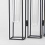 69778 - Mila 13.4L x 2.5W x 11.0H Metal and Glass Decorative Accent