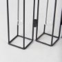69778 - Mila 13.4L x 2.5W x 11.0H Metal and Glass Decorative Accent