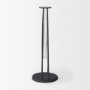 69779 - Aria 4.5L x 3.9W x 11.0H Metal and Glass Holder Object