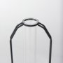 69779 - Aria 4.5L x 3.9W x 11.0H Metal and Glass Holder Object