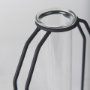69779 - Aria 4.5L x 3.9W x 11.0H Metal and Glass Holder Object
