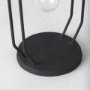 69779 - Aria 4.5L x 3.9W x 11.0H Metal and Glass Holder Object