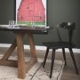 13435 - Red Barn I by Mercana Studio a Hand Embellished Textured Framed Photo Art Print Matted under Glass
