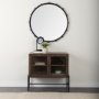 69313 - Elena III Large Black Wall Mirror