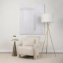 69825 - Sovereign Oatmeal Fully Upholstered Accent Chair