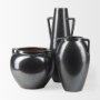70080 - Kora Medium Dark Metallic Double Ear Vase